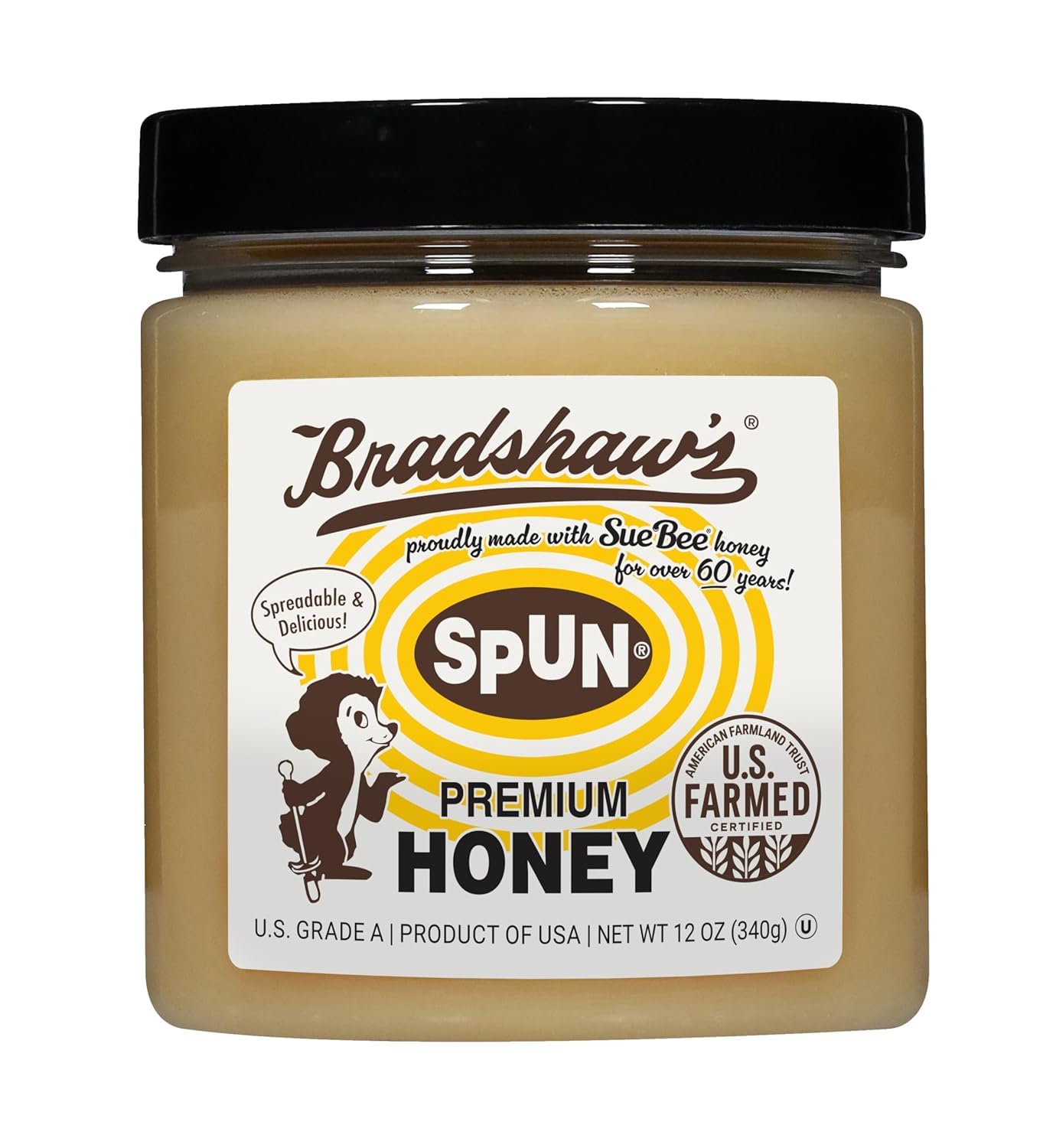 Amazon.com : Bradshaw's Spun Premium Honey, 12 Ounce (Pack of 4