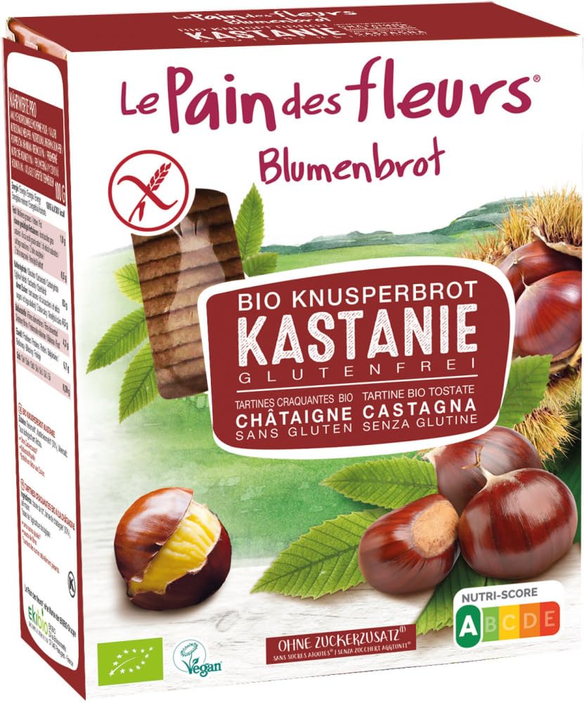 Bio Knusperbrot Kastanien 6 x 150 g