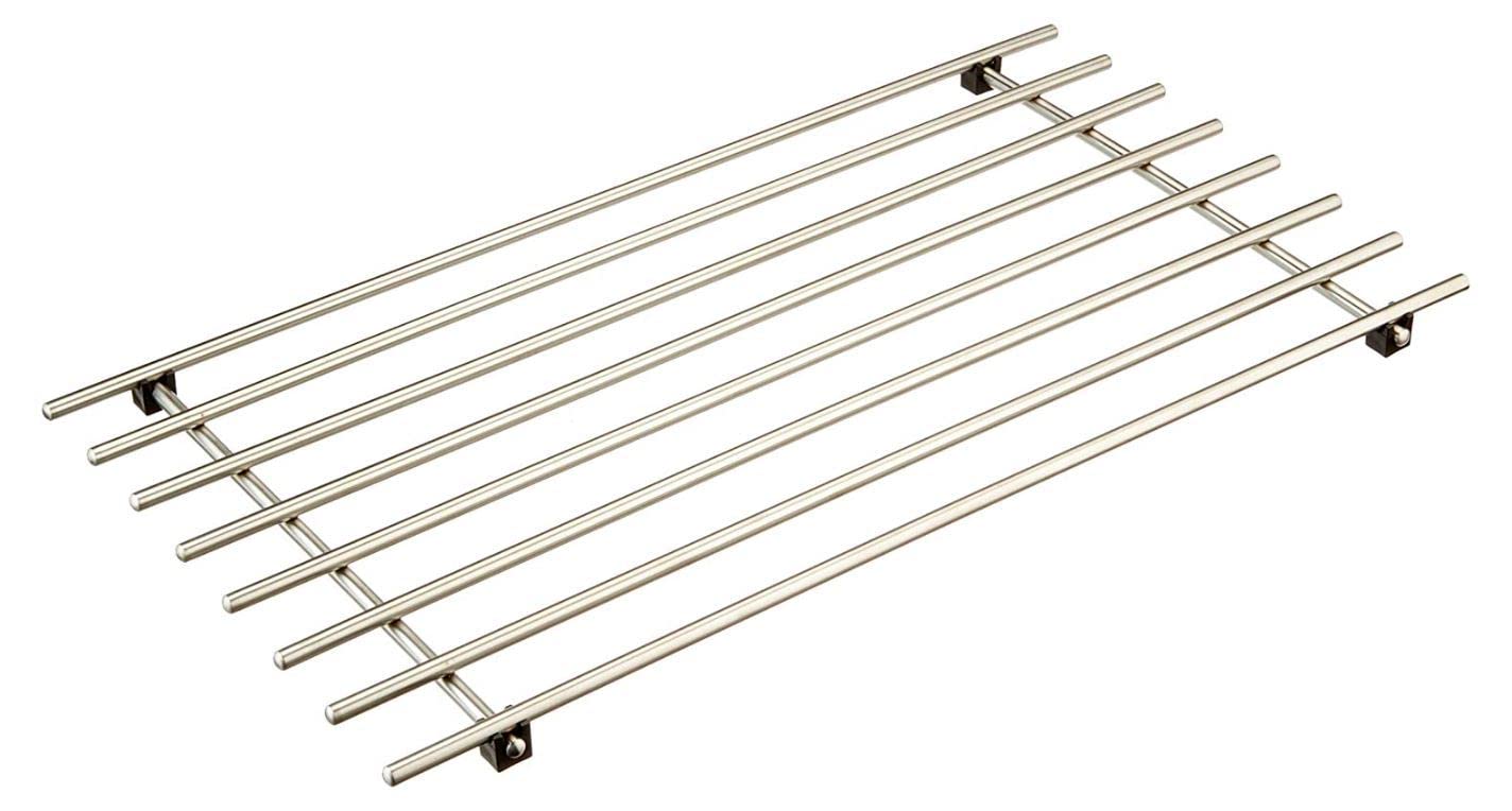 Nicoman Large Pot Rack - Stainless Steel Cooling Rack For Resting Hot Cooking Pots & Pan |50 x 28 x 2 cm |Silver