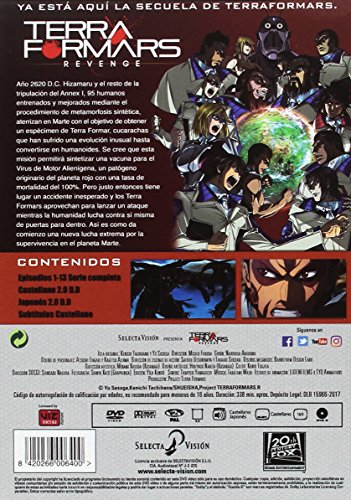 Terra Formars Revenge Temporada 2 DVD con los episodios 1 a 13 completos 3