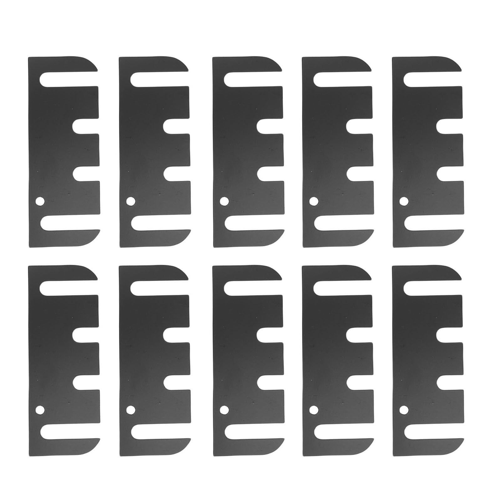 Cuñas para Bisagras de Puerta de Acero Inoxidable, Espaciadores Recubiertos, 10 Piezas