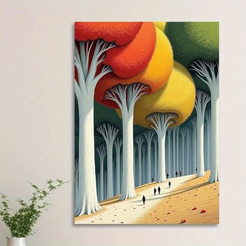 JKEVCBIAX Peaceful and Beautiful Natural Scenery,Minimalist Aesthetic Canvas Wall Art,Versatile Wall Accent Contemporary Home Interior(21x30cm/No frame)