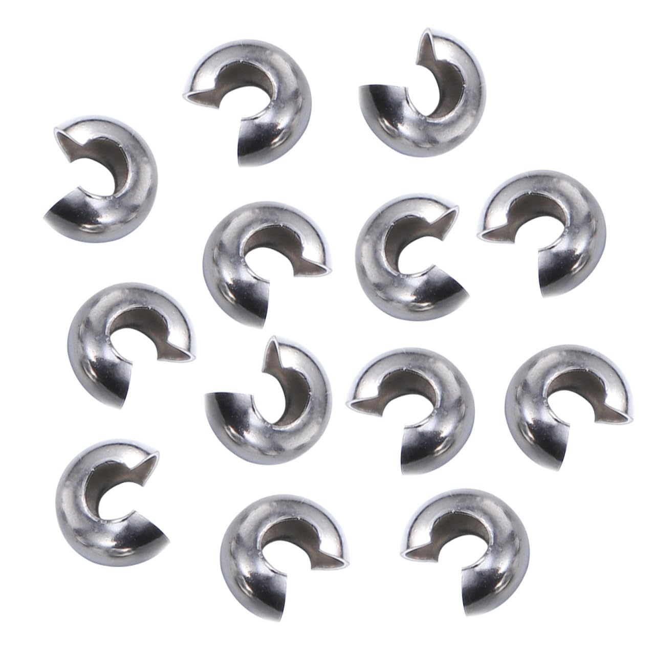 Cierres de acero inoxidable elegantes para pulseras y conectores de alta calidad para joyería