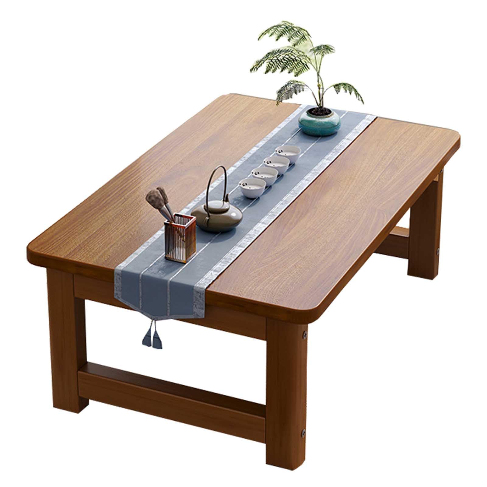 Autel de méditation et de thé japonais en bois de style tatami
