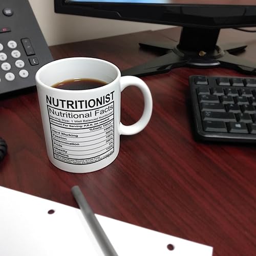 Miniatura 6 de ThisWear Regalos de nutricionistas registrados para mujeres, nutricionista, información nutricionista, ideas de regalos de graduación, taza de café