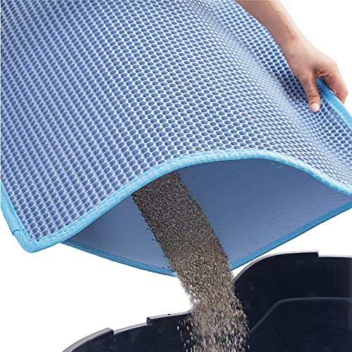 Gorilla Grip Durable Honeycomb Cat Litter Box Mat, Water Resistant, Traps Litter from Box, Helps to Waste Less Litter on Floors, Scatter Control, Double Layered, Soft on Kitty Cat Paws, Easy Clean Gorilla Grip Durable Honeycomb Cat Litter Box Mat, Water Resistant, Traps Litter from Box, Helps to Waste Less Litter on Floors, Scatter Control, Double Layered, Soft on Kitty Cat Paws, Easy Clean
