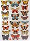 Glanzbilder Schmetterling EF 7426 Oblaten für Scrapbook Deko