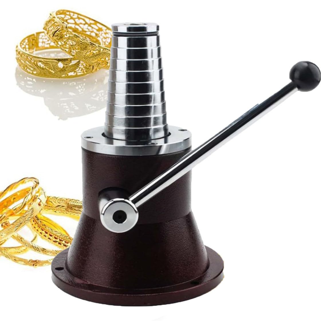 GYKOZY Bangle Stretcher Tool, Bracelet Expander Mandrel for Jewelry Making, Adjustable Round Bangle Enlarger, Size Increasing Equipment for Bracelets and Bangles