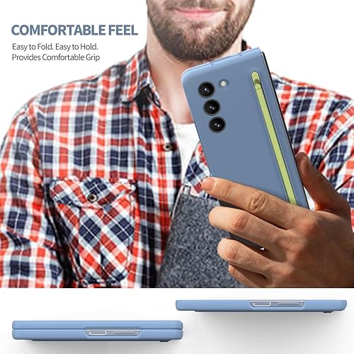 Miniatura 7 de TUCANA Slim S Pen y funda para teléfono compatible con Galaxy Z Fold5, ranura de almacenamiento y soporte para Slim S Pen Fold Edition sin Bluetooth