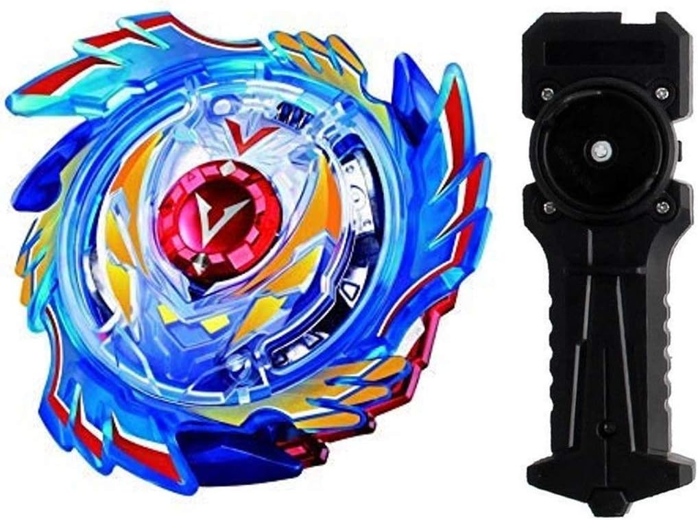 funkey spinner top toys gyro battling top bey - blades b-73 top spinning with launcher attack starter-Plastic & Metal,Multi color(Pack of 1 set)