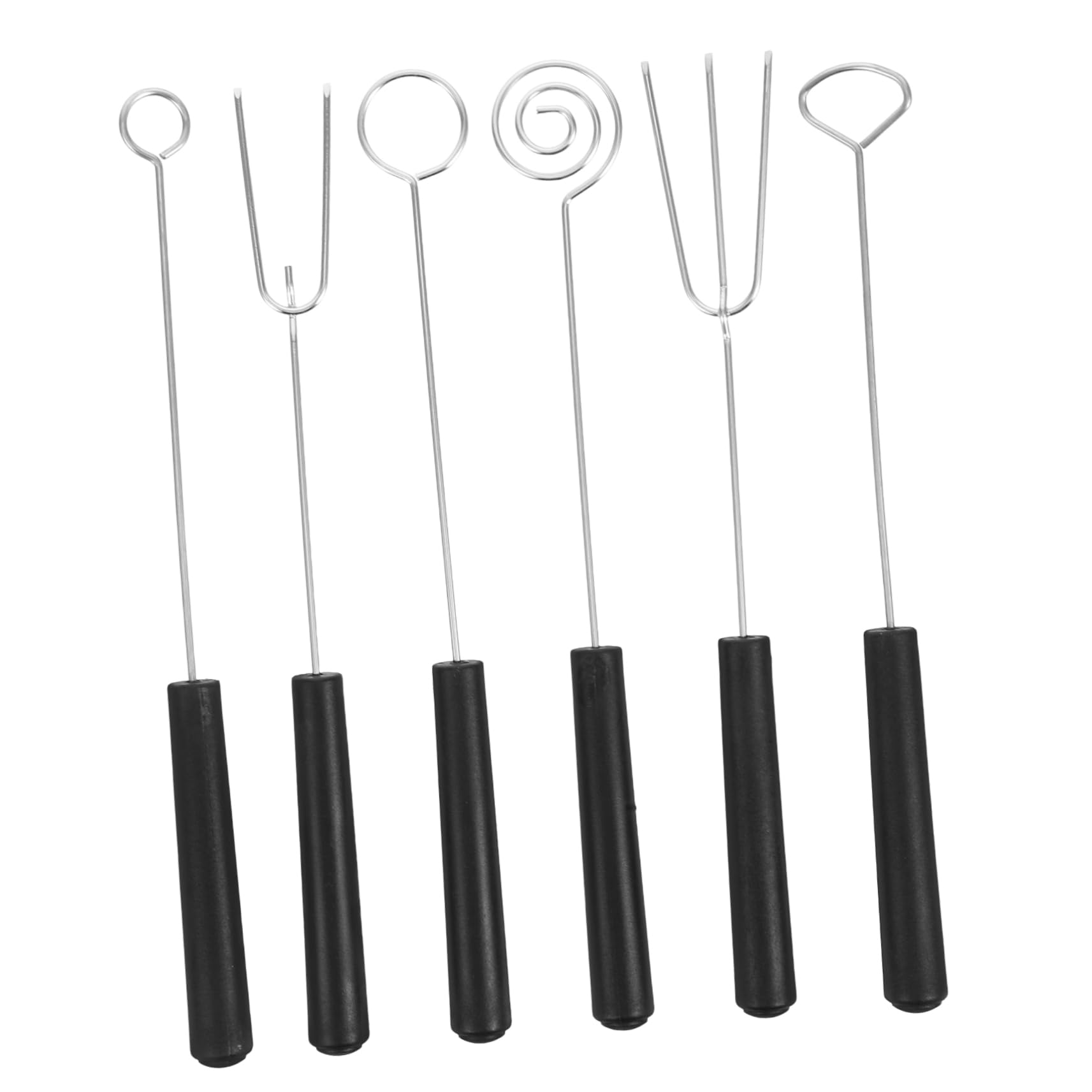 6Pcs Stainless Steel Fruit Forks Versatile Chocolate Dipping Fondue Tools for Baking Cheese and Kitchen Use User Friendly Design with Comfortable Grip