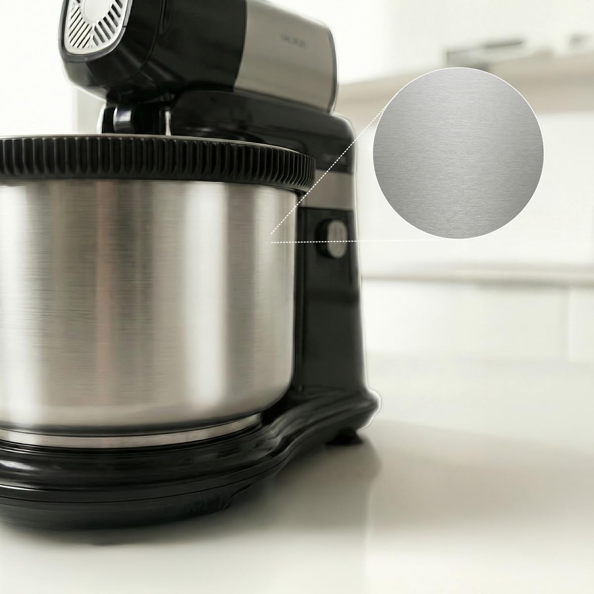 Cecotec Mikser ręczny z miską PowerTwist 500 Steel Double Spin