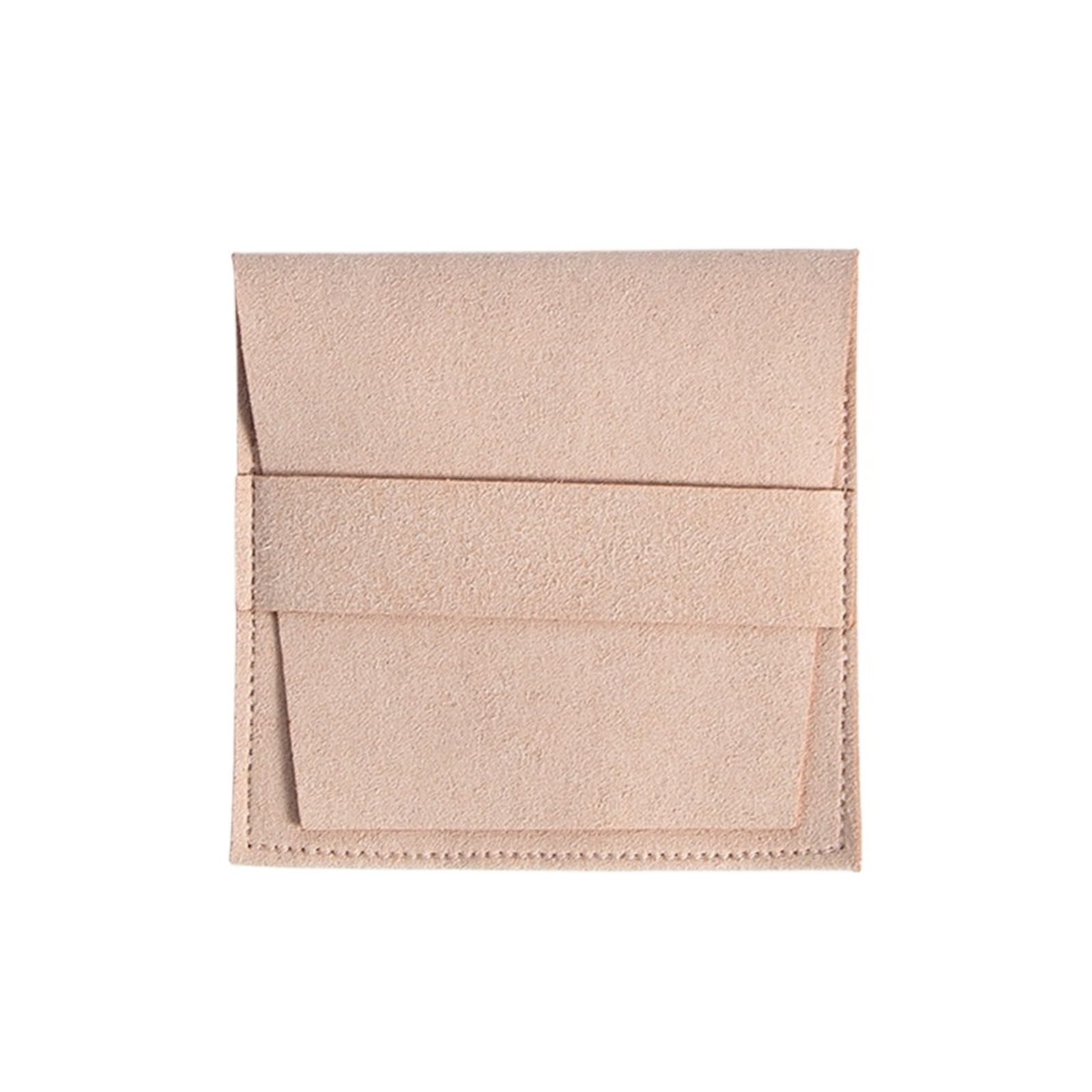 Cidegoo 5Pcs 8x8cm Microfiber Velvet Jewelry Pouches for Necklace Gift Bags