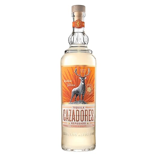 CAZADORES, Tequila Reposado de 700 ml, 100 Agave Azul, Añejado por