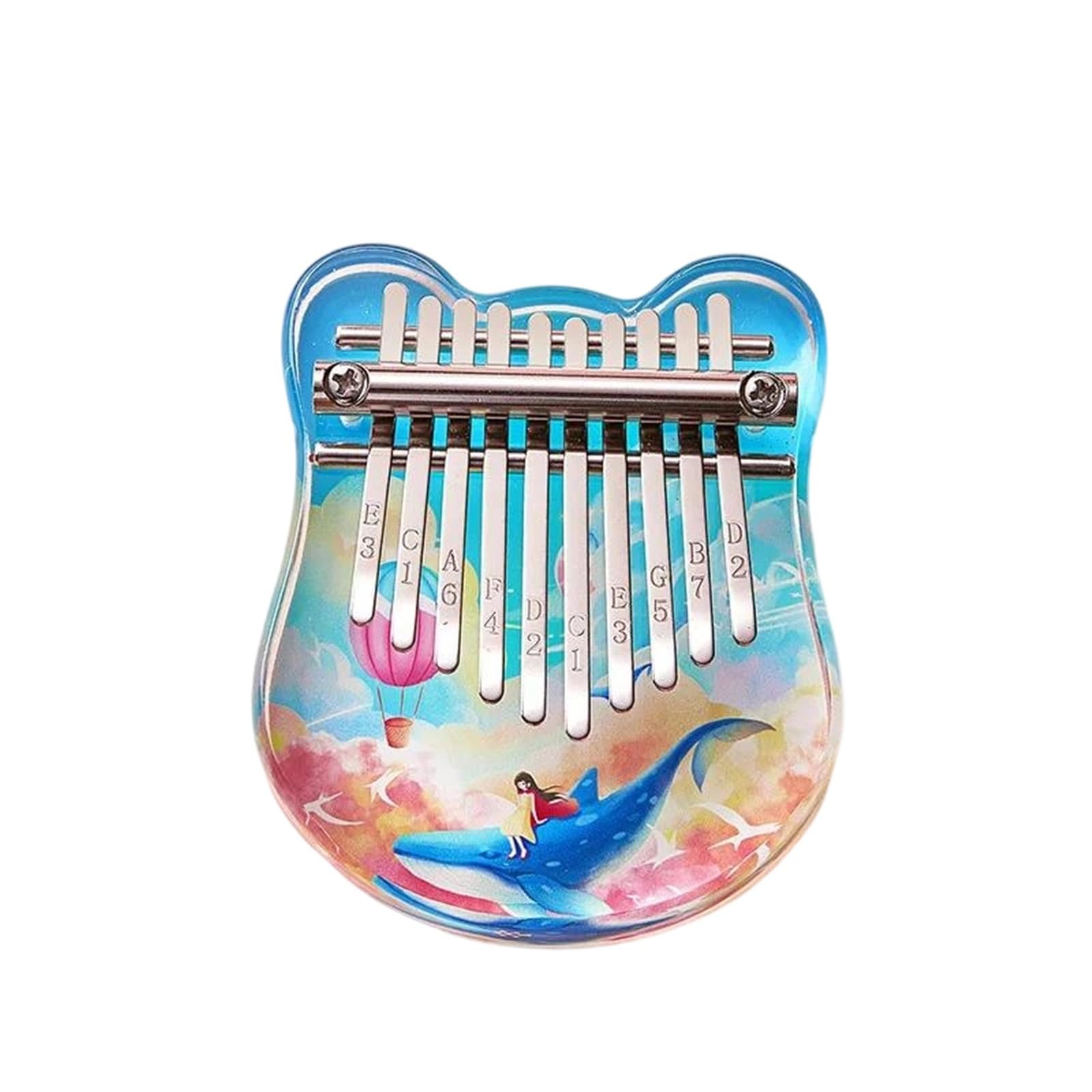 Solidna Kalimba Mini Kalimba Akrylowa
