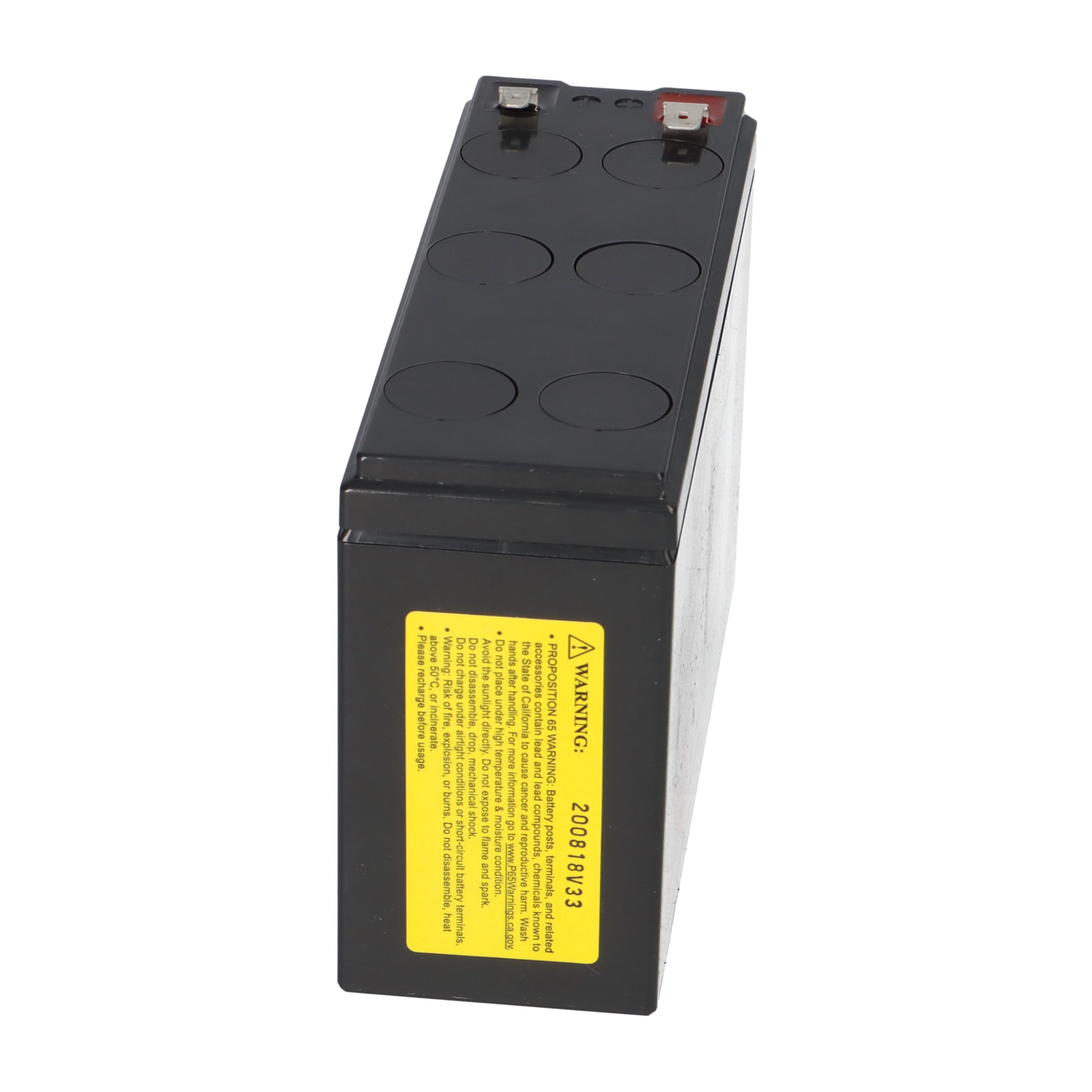 WSB Battery CSB AGM UPS123606 F2F1 - Batería de Plomo de Alta Corriente (12 V, 7 Ah)