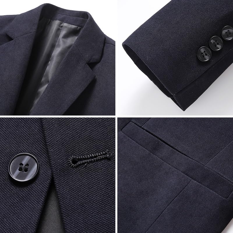 Casual Blazers Linen Blazers Men Summer Casual Business Suit Jackets Lightweight Sports Western Sport Coats2