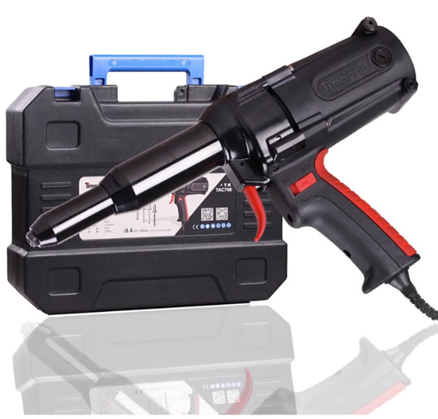 Elektryczny pistolet nitowy, nitowy pistolet nitowy Narzędzie elektryczne Elektryczny nitownik, nitowy nakrętek pistolet, nitowy nakrętek narzędzi zestaw narzędzi