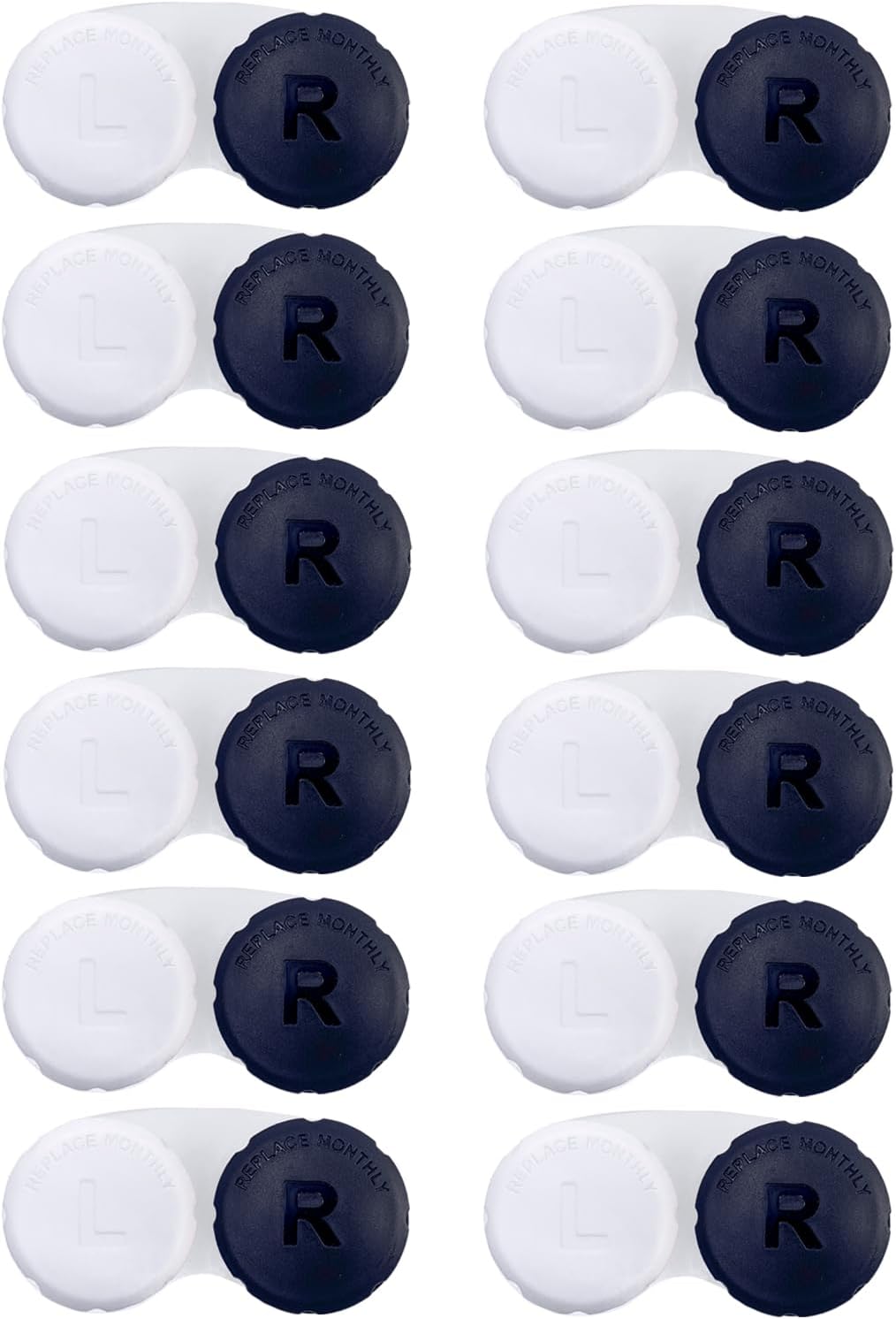 12 Pack Cases for Contact Lens,...