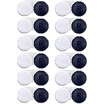 RHUI 12 Pack Cases for Contact Lens, Travel Daily Use, Black