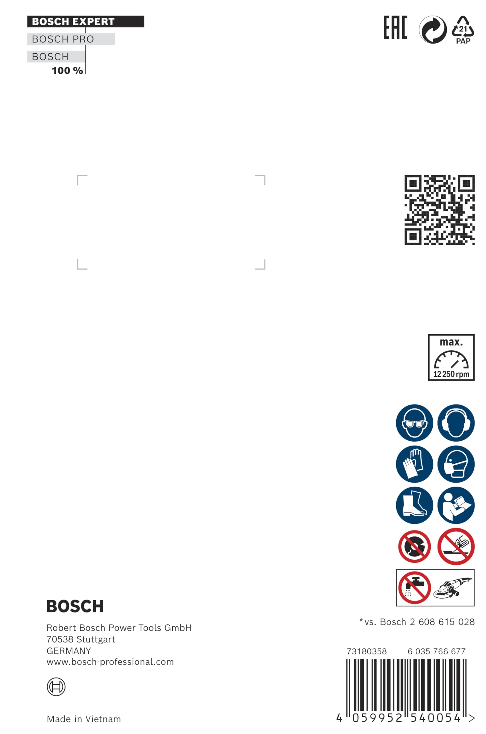 Bosch Professional 1x Disco de corte de diamante Expert MultiMaterial X-LOCK (para Hormigón, Ø 125 mm, accesorios Amoladora pequeña)