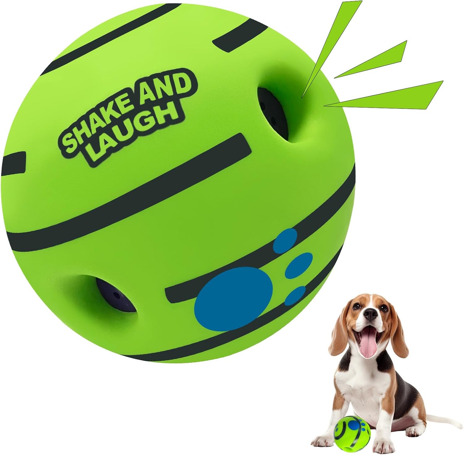 Dog Toys Ball, Interactive Dog Ball, Shaking with Gibbering Sound, for Training & Herding, M, 3.46 in (8.8 cm) Dog Toys Ball, Interactive Dog Ball, Shaking with Gibbering Sound, for Training & Herding, M, 3.46 in (8.8 cm)