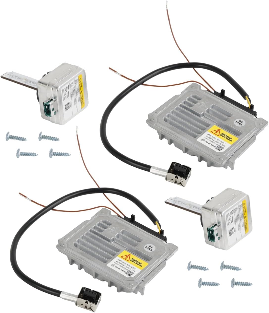 Topteng 2X Ballast & D3S Bulb Wire Kit Headlight Control Unit for Jeep Grand Cherokee 2014-2020 89089352, 68222897AA, L0000D3S 68222897AA