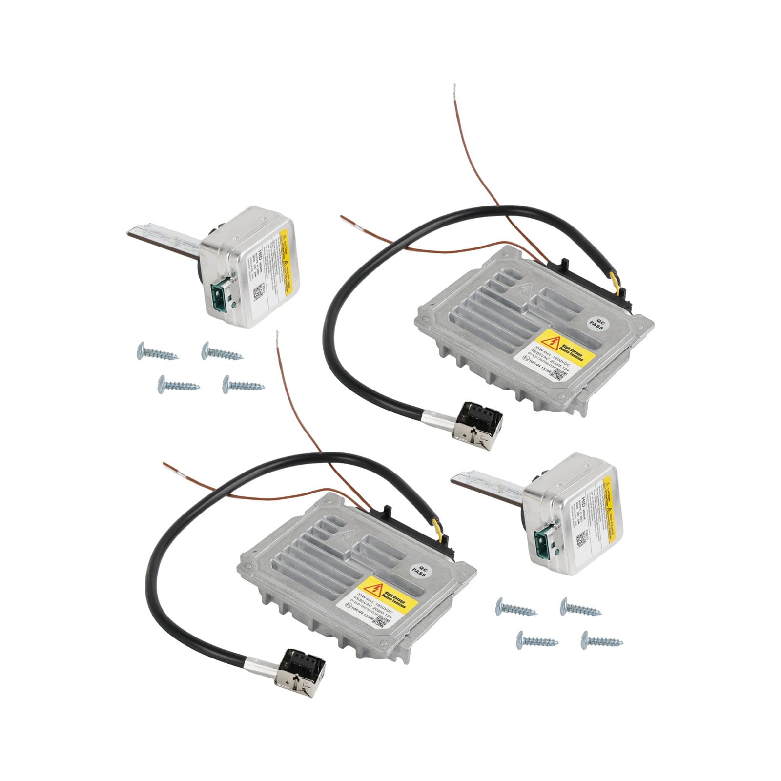 Topteng 2X Ballast & D3S Bulb Wire Kit Headlight Control Unit for Jeep Grand Cherokee 2014-2020 89089352, 68222897AA, L0000D3S 68222897AA