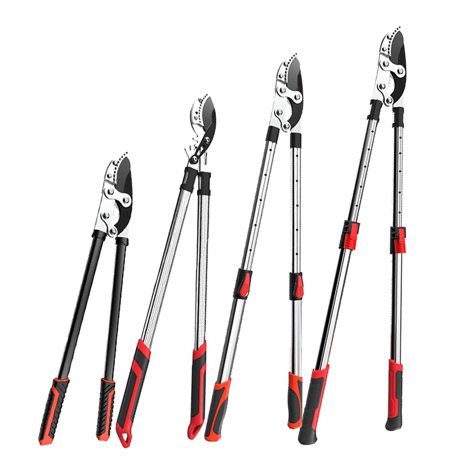 Tijeras de podar telescópicas largas, tijeras de yunque, herramienta de jardinería, cortador de ramas de árboles, herramienta manual agrícola, cortador de jardín, podadora, herramienta para dar f