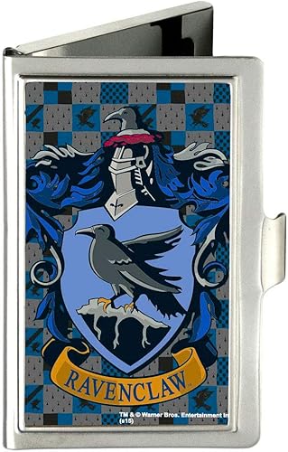 Buckle-Down Tarjetero Ravenclaw Crest GrisAzul - Pequeño