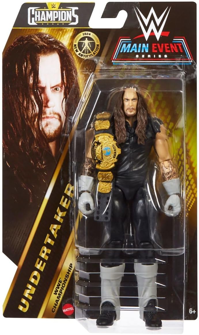 WWE Main Event Series Champions - 6-inch Articulated Figure - Undertaker Figures + Belt