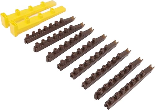 Miniatura 2 de TOPINCN Beekeeping Queen Cell - Barra de marco para portavasos y copas de celda Queen montadas, 2 lados y 4 barras de soporte para vasos de celda