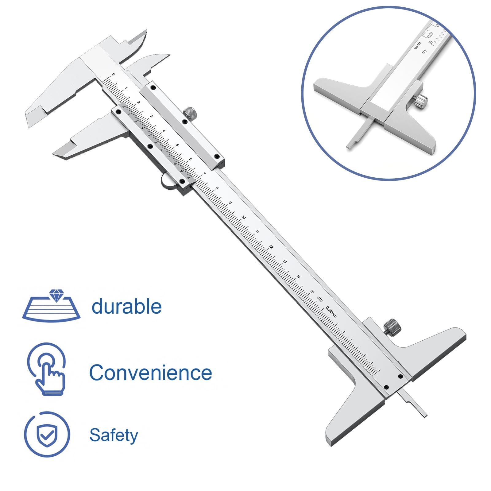 TOOGOND Caliper Depth Base - Precision Measurement -6