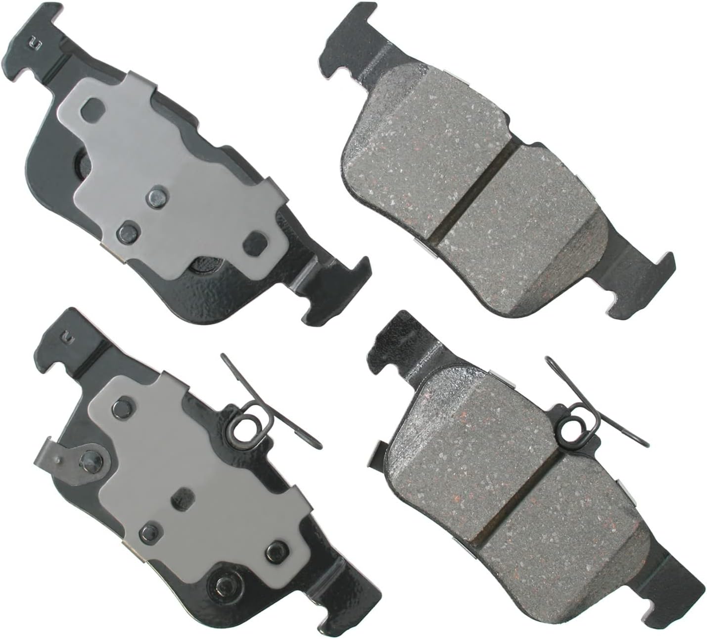 Akebono ACT1665 Ultra premium Brake pad Set , GREY