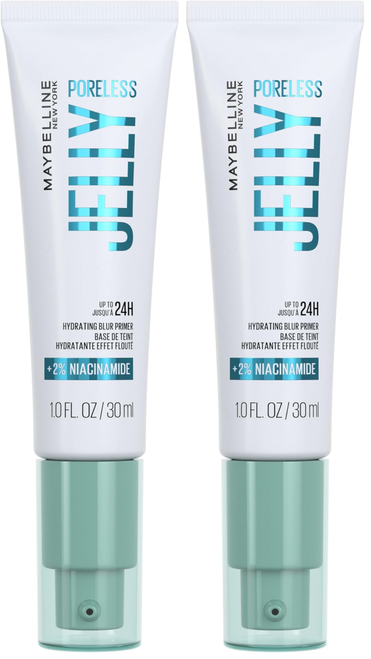 Maybelline New York Poreless Jelly Gözenek Gizleyici Makyaj Bazı (2 paketi)
