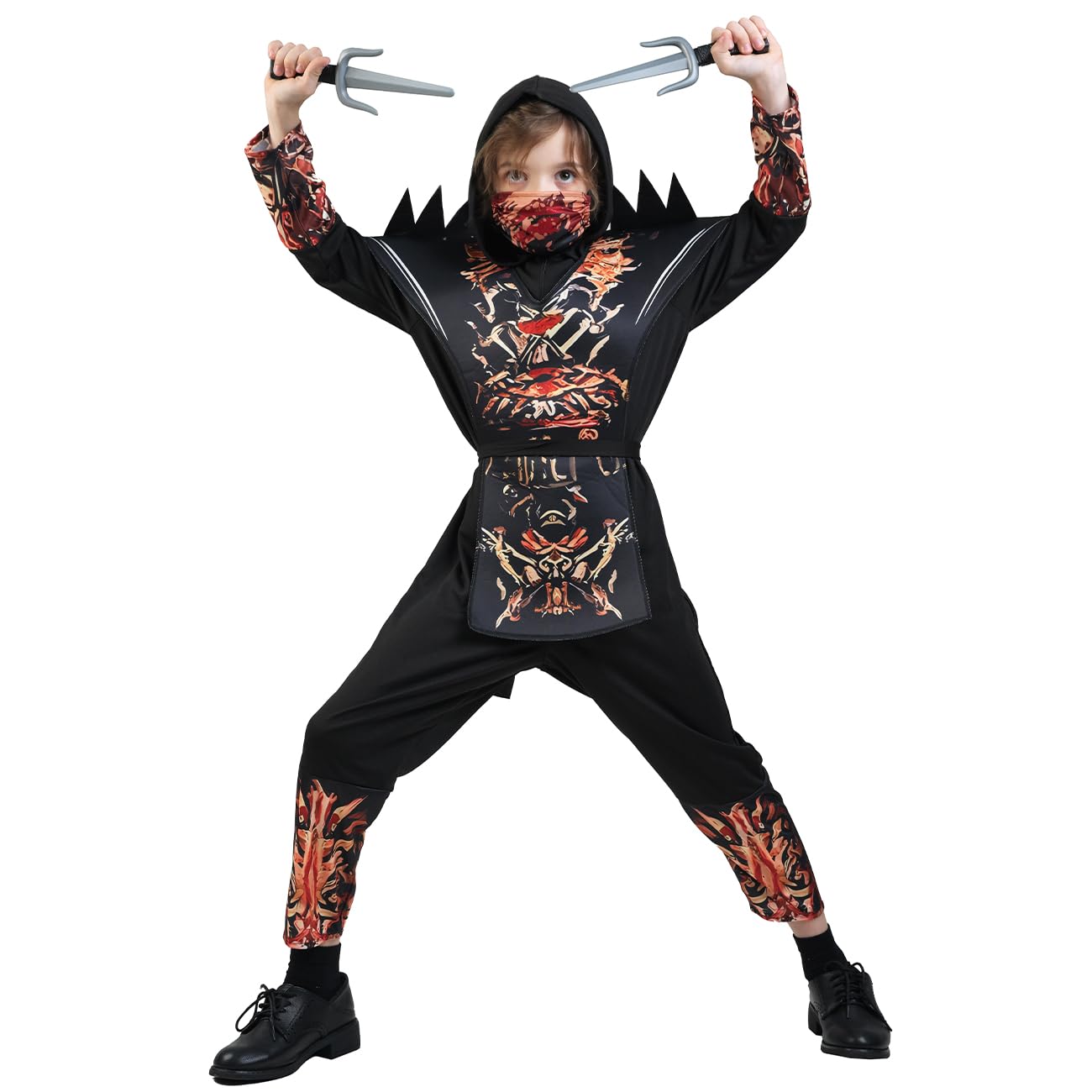 Disfraz de Guerrero Samurái Ninja Genial Para Niños