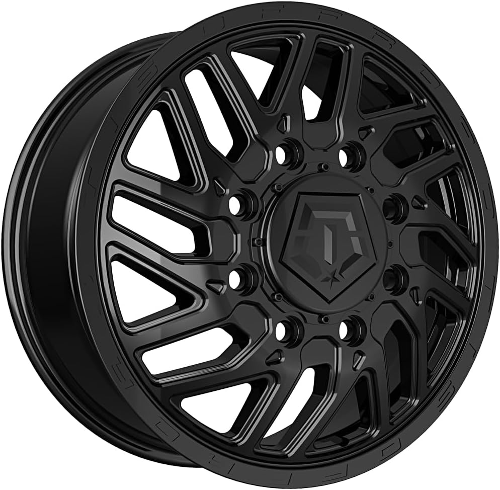 TIS 544BM 20X12 Gloss Black w/Milled Accents Wheel - 8X6.50 Bolt Pattern, 44mm Offset (544BM-2128144)