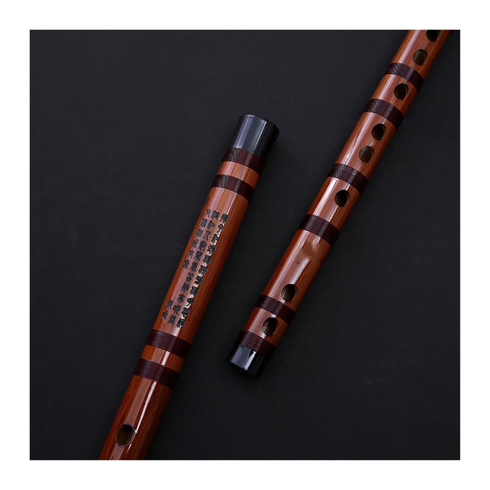 Flauta de bambú profesional Flauta de bambú profesional para adultos de alto rendimiento de bambú amargo refinado instrumento de flauta horizontal mayor(G Key)