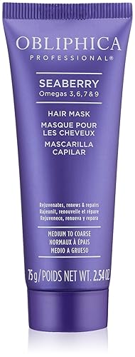 Obliphica Professional Seaberry Máscara de medio a grueso, 2.54 oz
