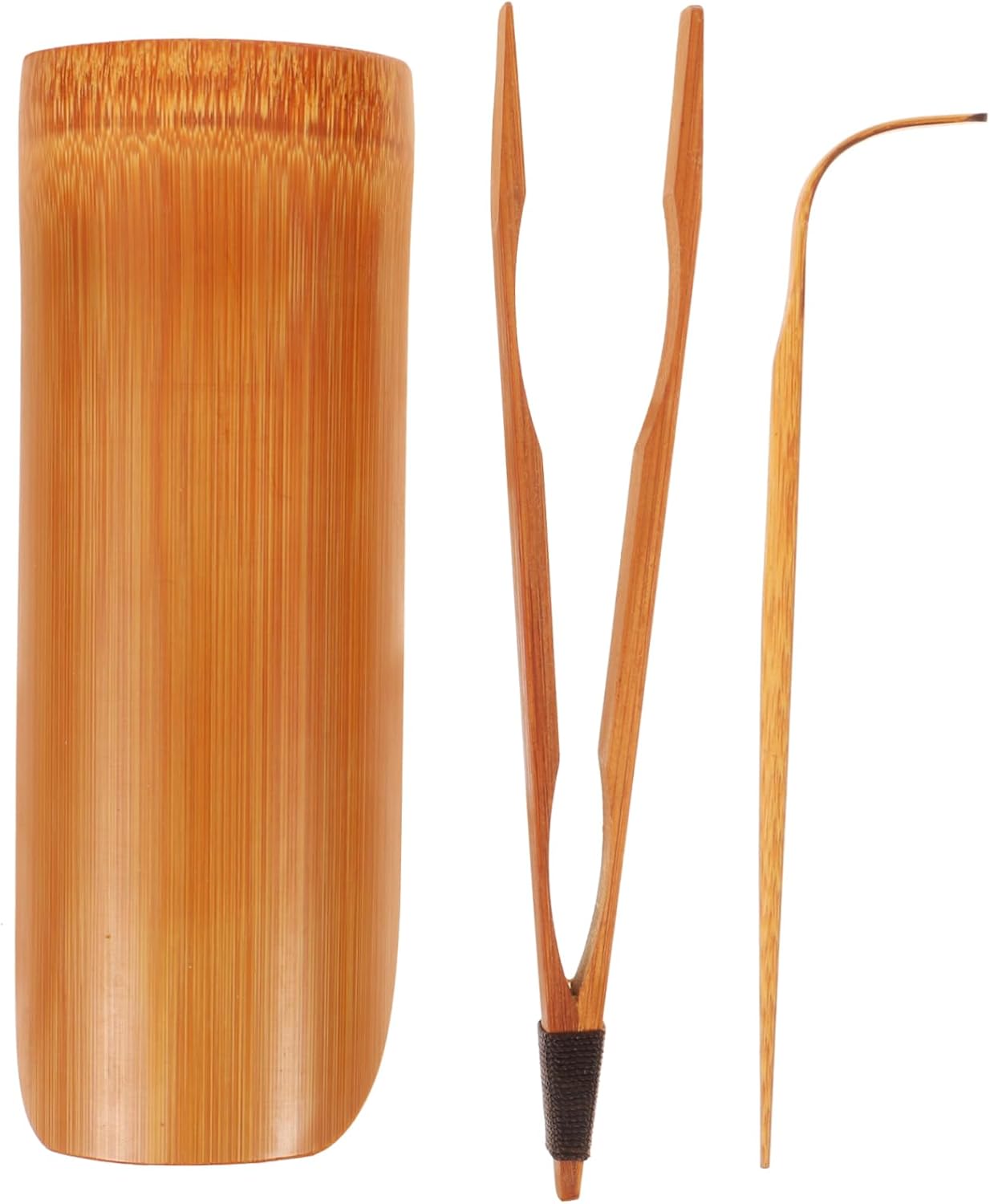 3Pcs Bamboo Tea Tool Set for Tea Ceremony Accessories and Home Use