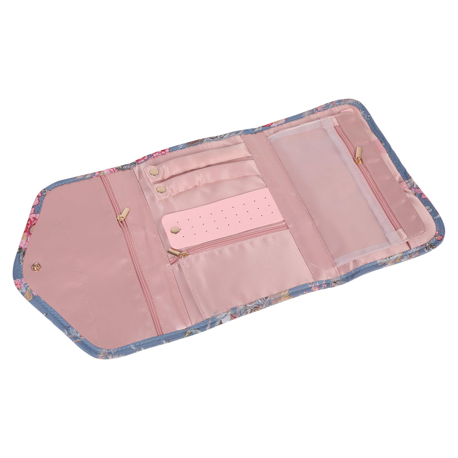 RAFGALDEX Jewelry Organizers with Compartments Jewellery Storage Container Portable Earrings Necklaces Display Bag Jewelry Organizers Bag