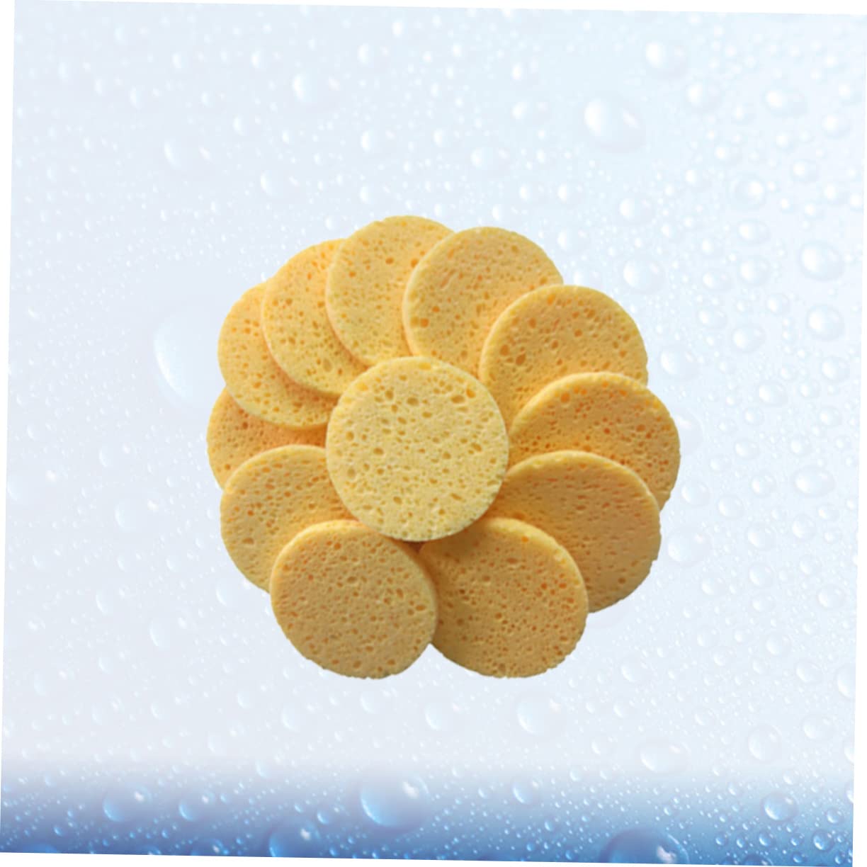 DOITOOL 3er-set Wattepads Für Gesichts-make-up-entferner-pads Runde Schwämme 100 X 8 Mm Sanfte Gesichtsreinigungsquaste Für Verschiedene Hauttypen 20 Stück * 3
