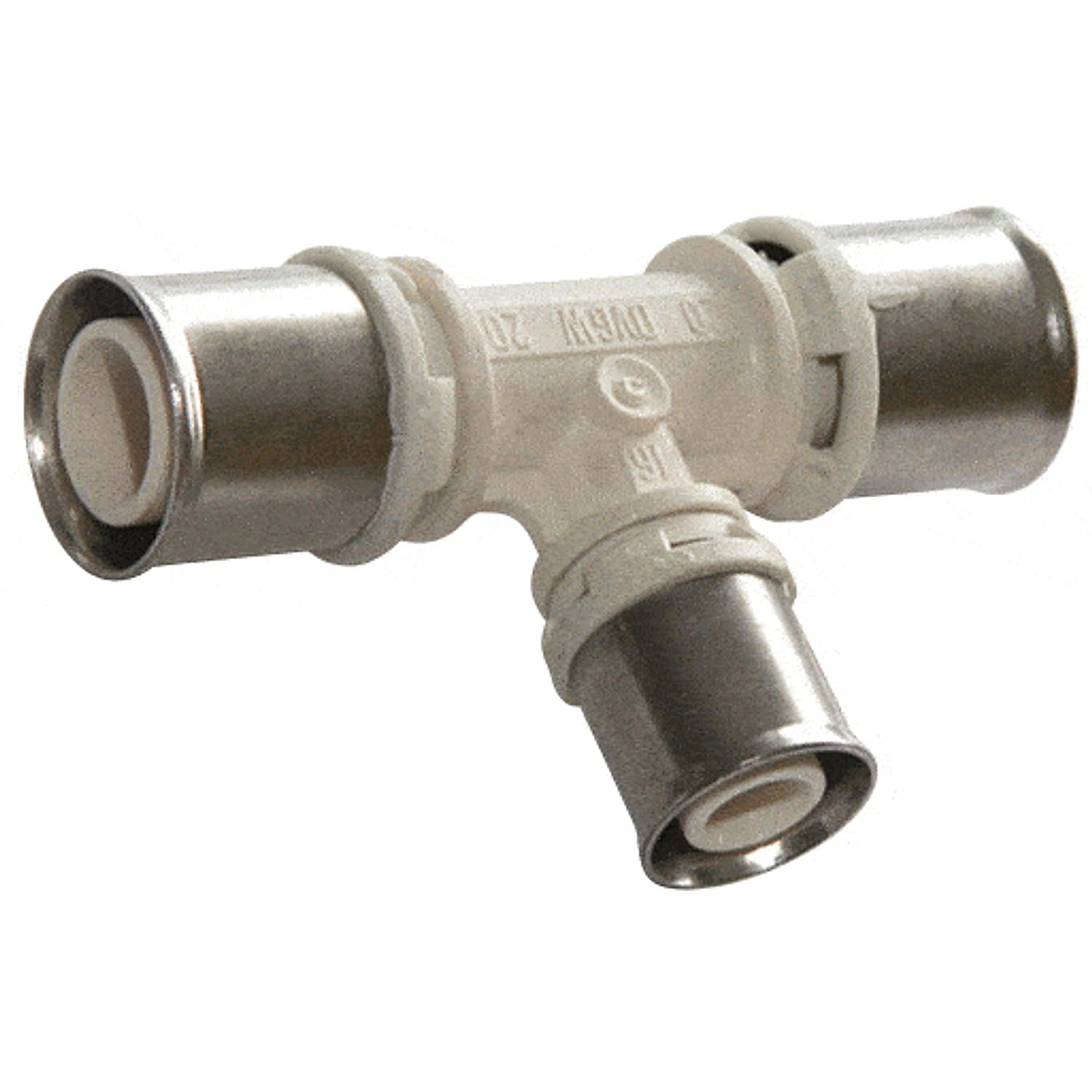 Té sortie centrale réduite PPSU pour systèmes multicouches 50x40x50 - Raccord et tube