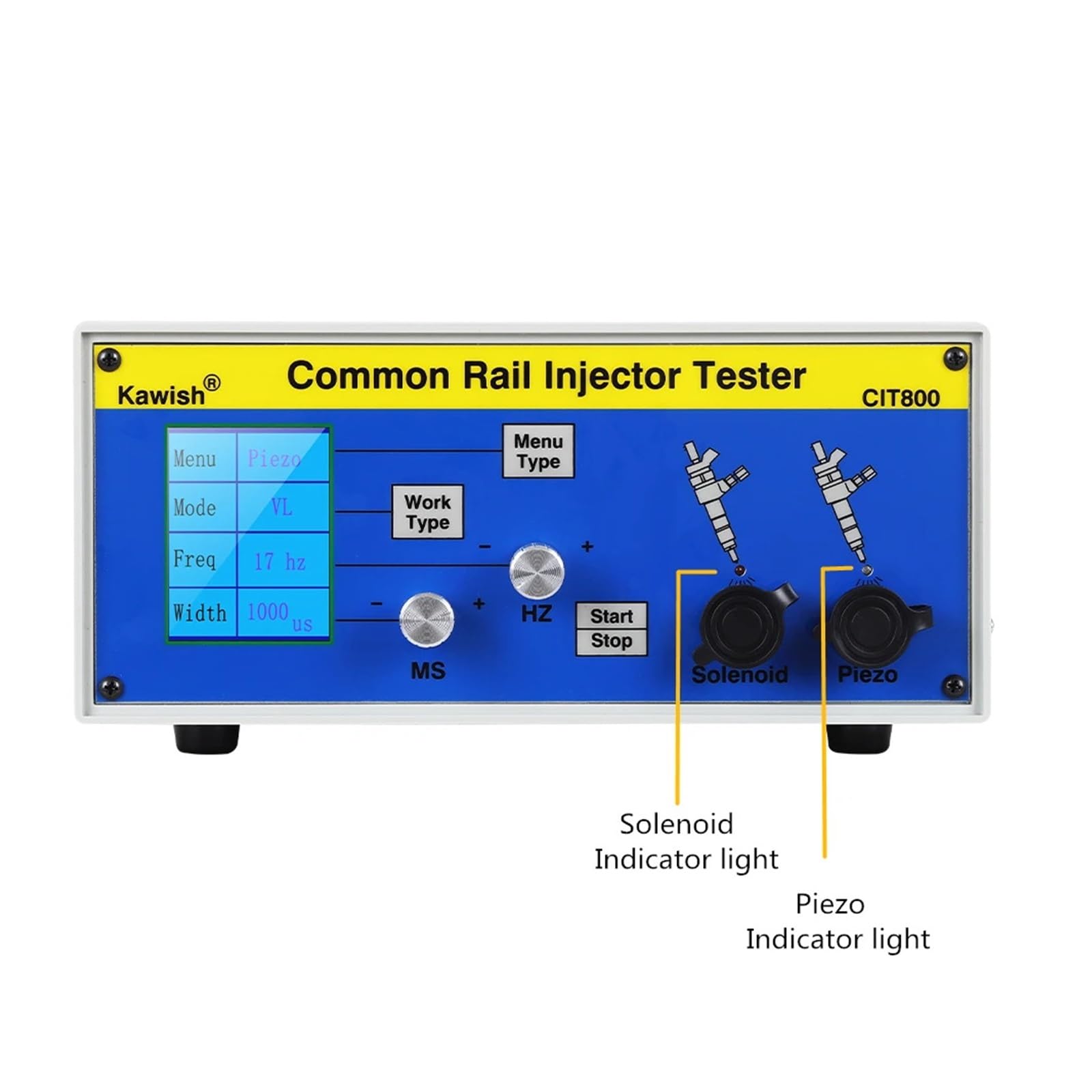 Probador de inyectores, Comprobador de inyectores Common Rail CIT800, comprobador de inyectores piezoeléctricos + Validador de inyectores S60H