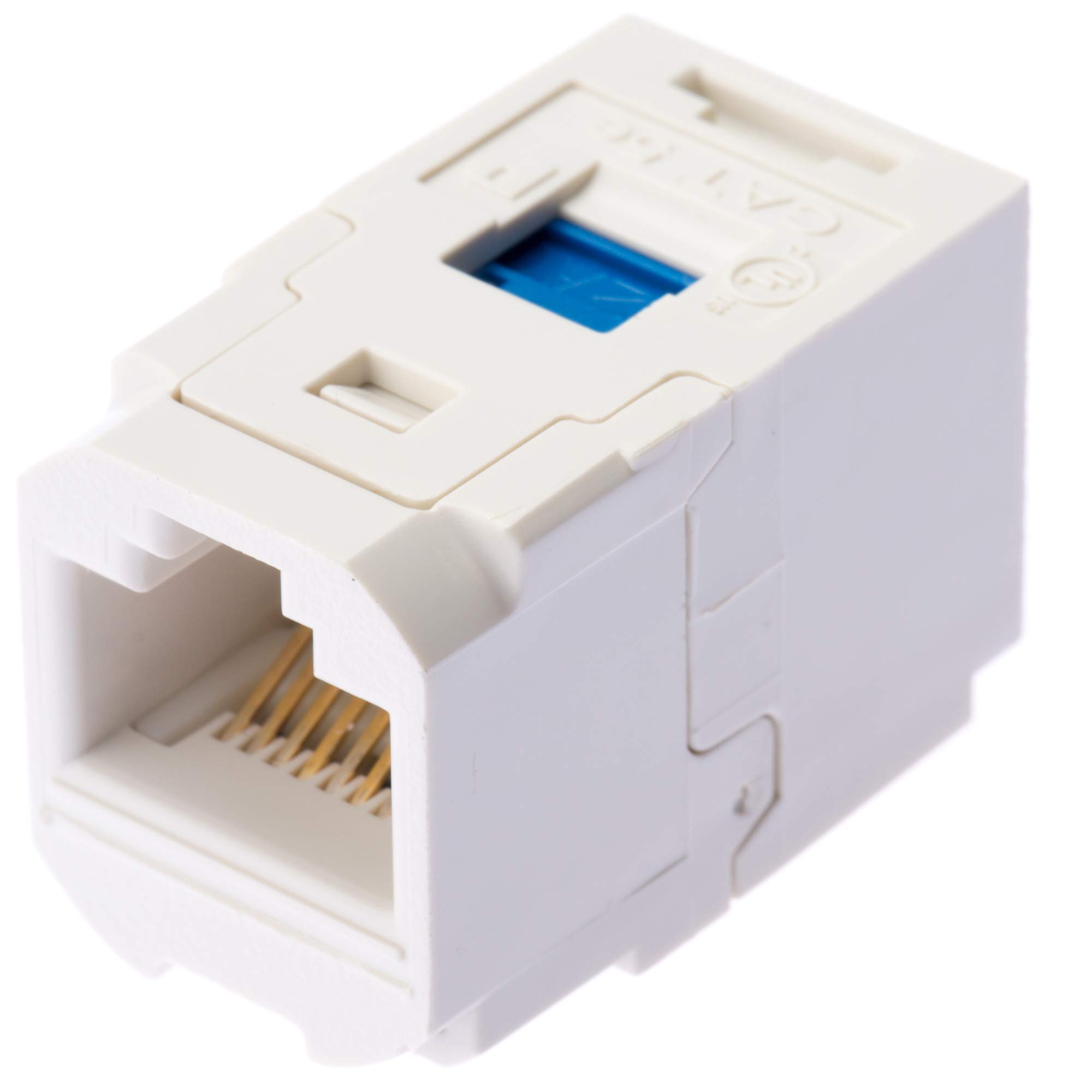 PCケーブル・コネクタ PANDUIT Cat5e RJ45 Amazon.com: Panduit CC5E88IW Category-5E 1-Port 8-Position 8-Wire