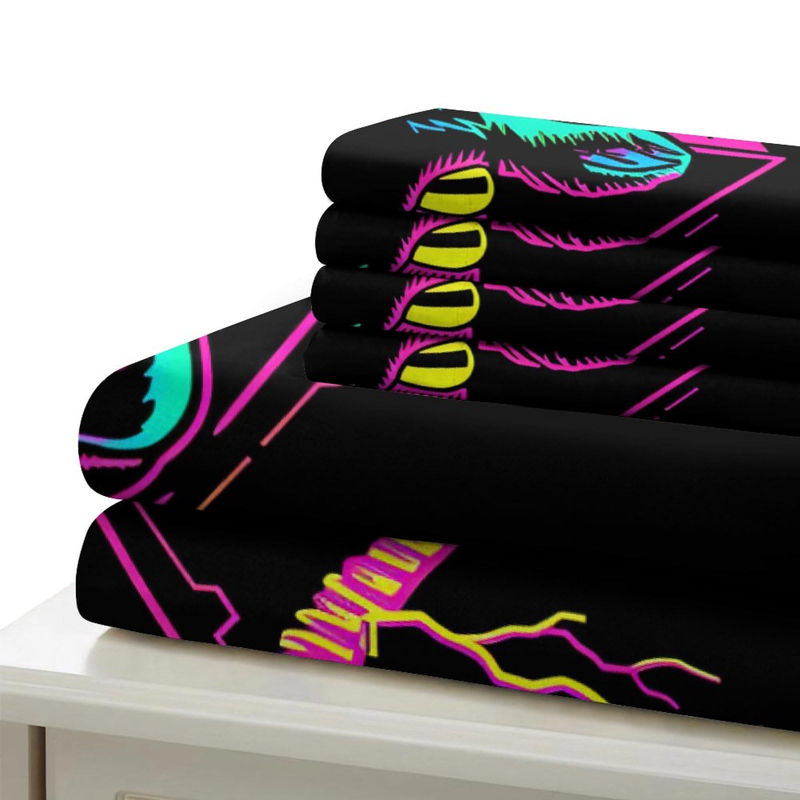 Stampato in 3D Pronipote tibetano Copertina Stampata Microfibra Disegnata Biancheria Da Letto Stile Morbido Con 2 Federe,Double（200x200cm）, Per Adolescenti E Adulti