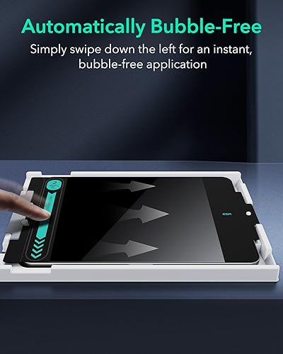 Miniatura 6 de ESR Paquete de 2 protectores de pantalla para iPad Pro 12.9 (2022202120202018), película de vidrio templado con bandeja de fácil aplicación,