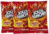 Jolly Rancher Hard Candy Cinnamon Fire Flavor Peg Bag, 7 oz, 3 pk