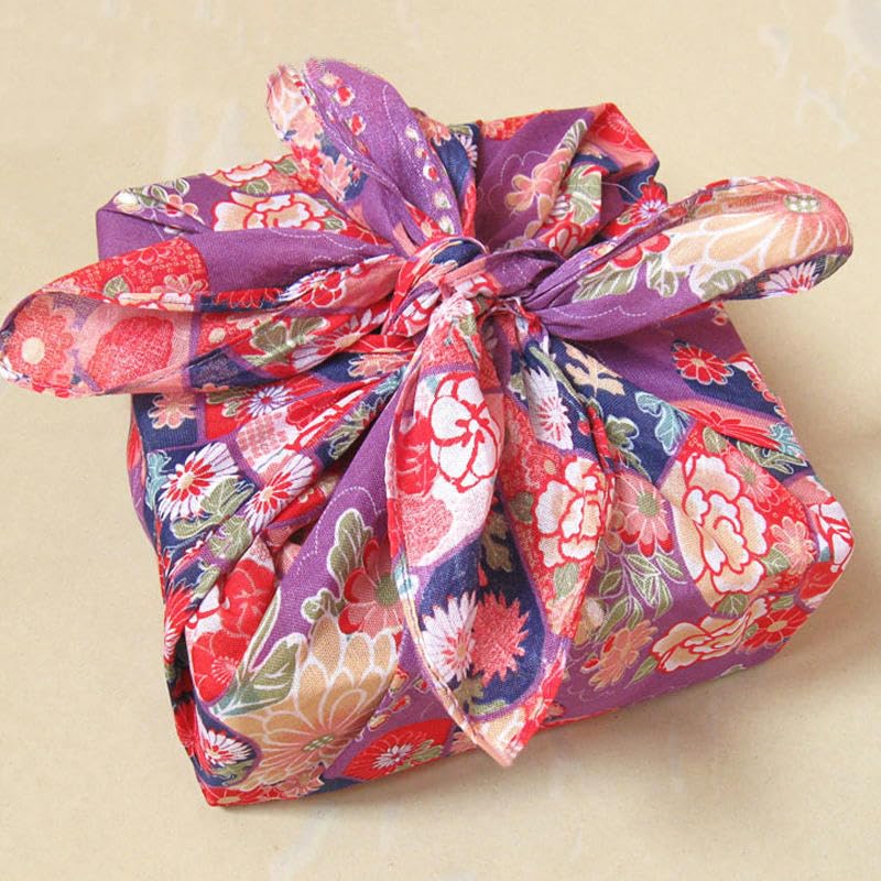 Japan Wrap The Cloth Cotton Line, 53 * 53CM 5/10 szt. Kwiatowa wielokrotnego użytku tkanina do pakowania(10pcs)