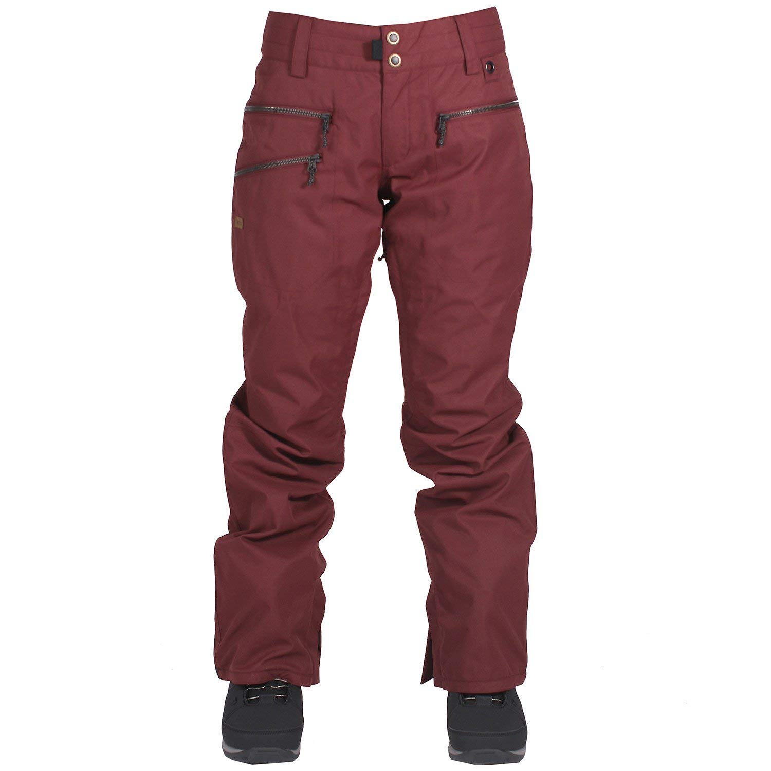 Ride Snowboard Outerwear Women's Leschi Pants, Black/Black Melange, Medium